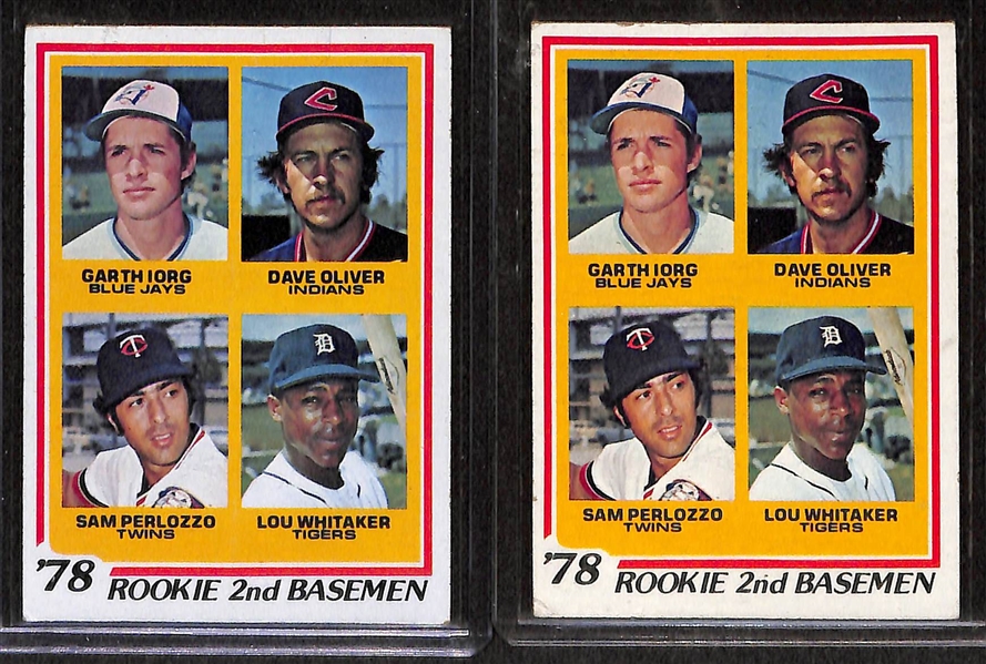  Lot of 17 Topps Rookie Cards from 1977-79 w. Andre Dawson Rookie Card x 2