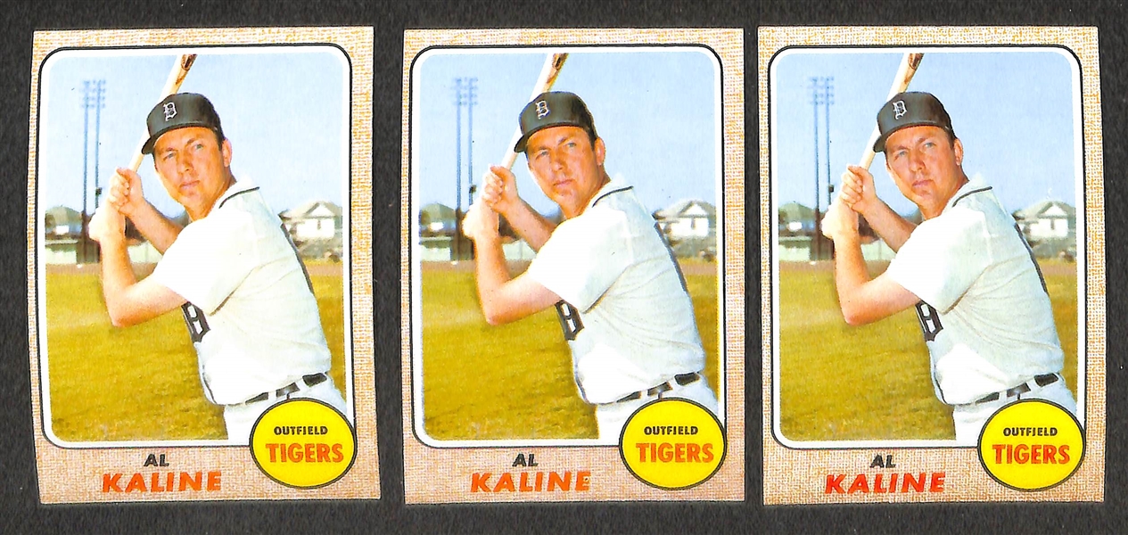 HUGE 1968 Topps Baseball Card Lot - Over 1,500 Cards inc. Mantle, Aaron, Clemente