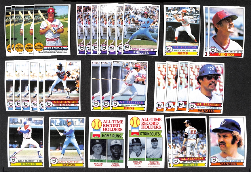 HUGE 1978 and 1979 Topps High-Grade Baseball Card Lot - Over 4,800 Cards!  Many Pack-Fresh Cards!