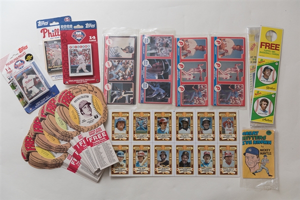 HUGE Lot of Baseball Cards, Inserts, & Mini Sets - Primarily From 1970s to Early 1990s