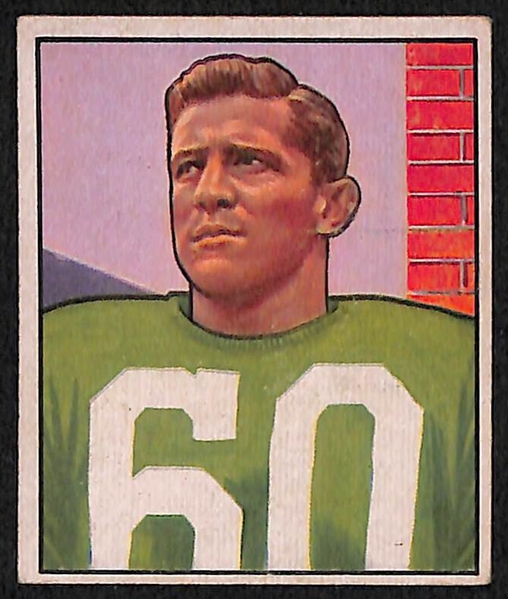 1949-1959 Assorted 60 Football Cards w. Bednarik 