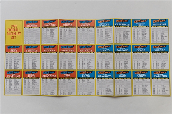 Lot Of 1970 & 1971 Topps Football Partial Card Sets