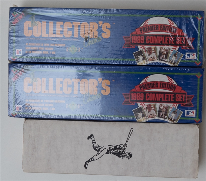 Lot of 3 1989 Upper Deck Baseball Card Sets w. Griffey RC