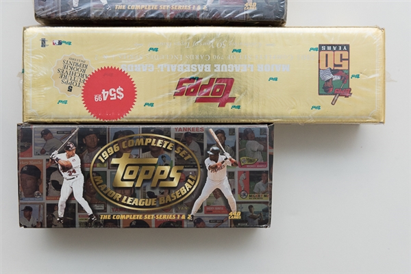 Lot Of 5 Baseball Card Sets w. 2001 Topps