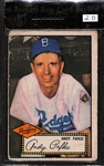 1952 Topps #1 Andy Pafko Red Back BVG 2 