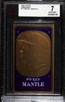 1965 Topps Embossed #11 Mickey Mantle Graded BVG 7 (NM)