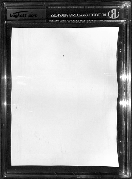 RARE HIGHEST GRADED 1968 MacGregor Joe Namath (#2) Graded BGS 8.5 (NM-MT+) - 8x10 Advisory Staff Photo