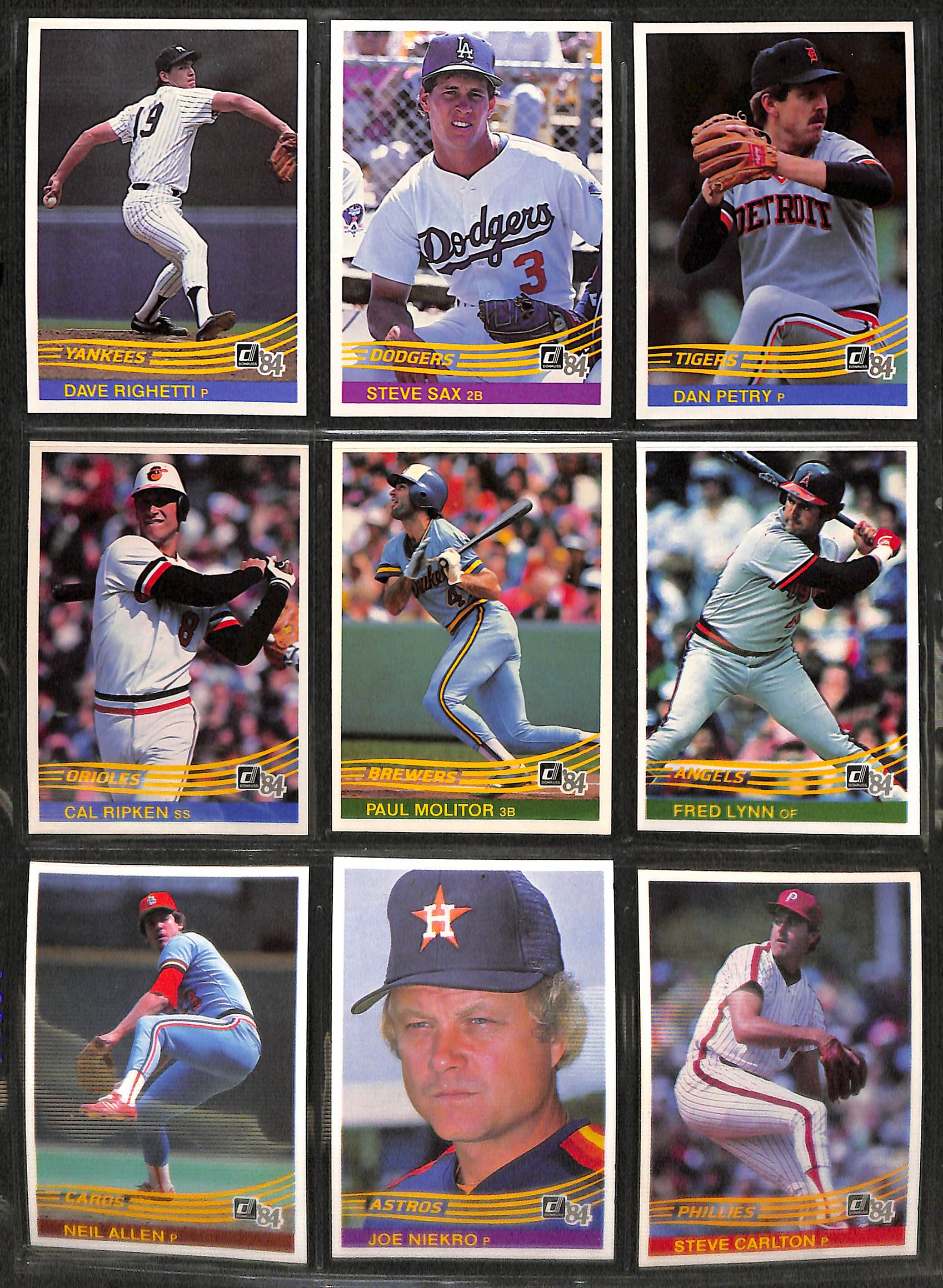 Lot Detail 1984 Donruss Baseball Complete Set w. Mattingly Rookie Card