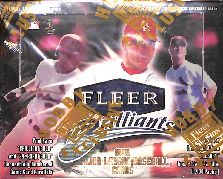 1999 Fleer Brilliants Baseball Sealed Hobby Box
