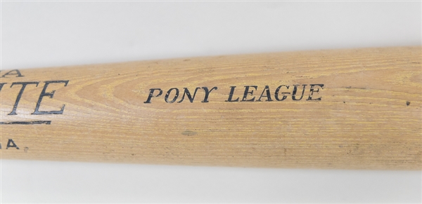 Vintage Hanna Batrite Babe Ruth Style Pony League Baseball Bat