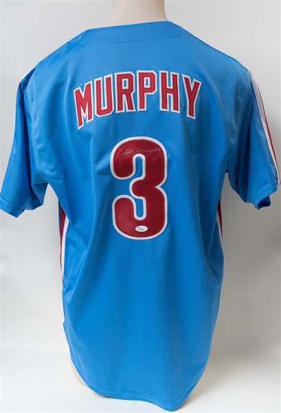 Dale Murphy Signed Phillies Style Jersey (JSA COA)