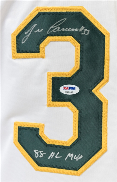 Jose Canseco Signed A's Jersey (PSA/DNA COA)