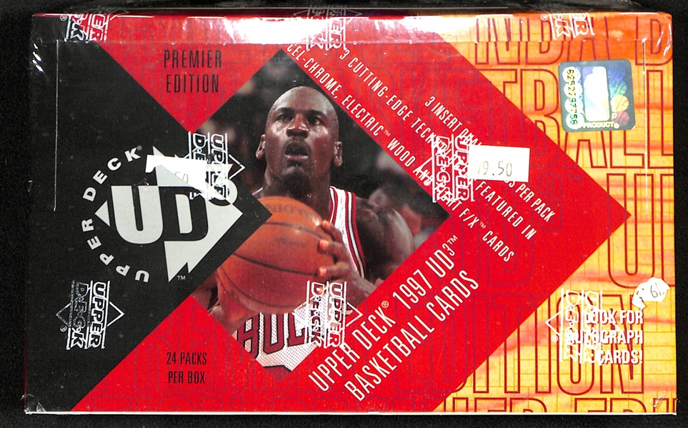 1997 Upper Deck UD3 Basketball Sealed/Unopened Hobby Box (24 packs)