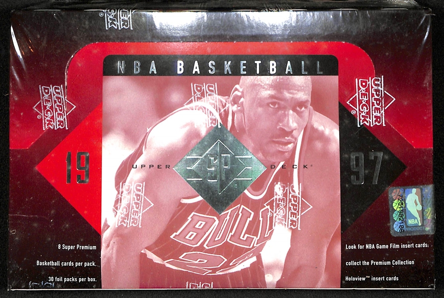 1997-98 Upper Deck SP Basketball Sealed/Unopened Hobby Box (30 packs w/ 8 cards per pack)