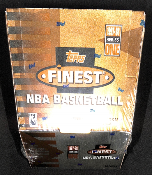 1997-98 Topps Finest Series 2 Basketball Sealed/Unopened Hobby Box (24 packs w/ 6 cards per pack)