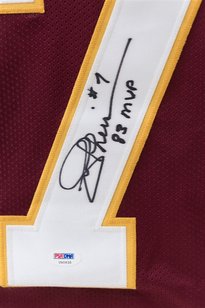 Joe Theismann Signed Redskins Style Jersey (PSA/DNA COA)