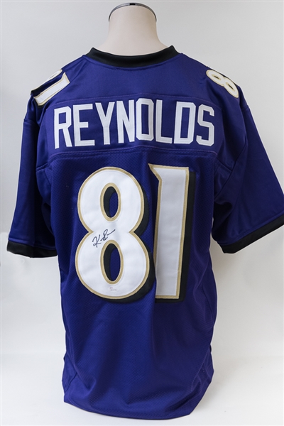 Keenan Reynolds Signed Baltimore Ravens Signed Jersey (JSA COA)