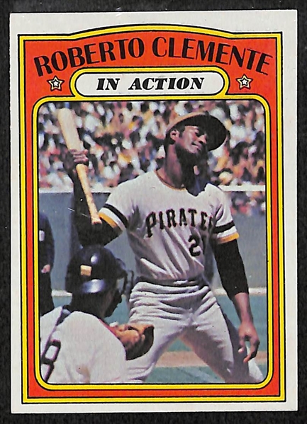 Lot of (16) - 1972  Topps Roberto Clemente #310 IA Cards - Vending/Fresh from the Pack