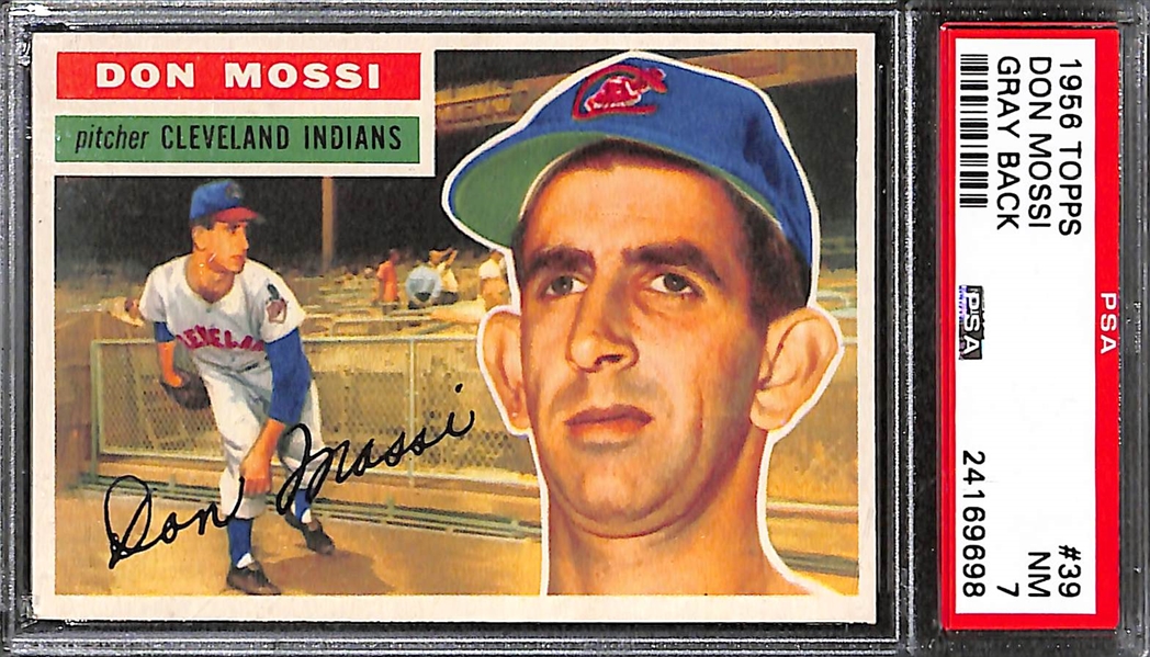 Lot of (13) 1956 Topps Baseball Cards PSA 7 - High-Grade - w. Ned Garver!