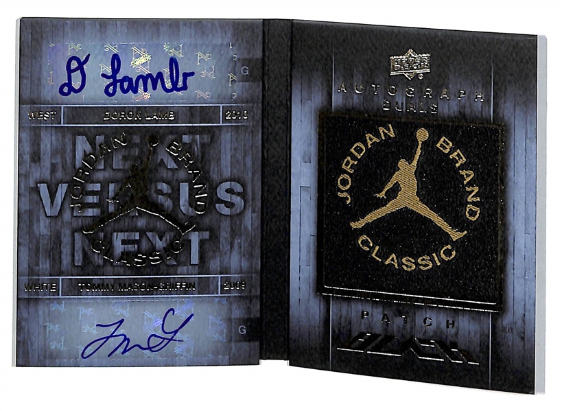 Lot of (3) Upper Deck Exquisite & UD Black Dual Autograph Cards (Includes Autos of A. Mourning, T. Hardaway, G. Hill, J. Mashburn, + more) 