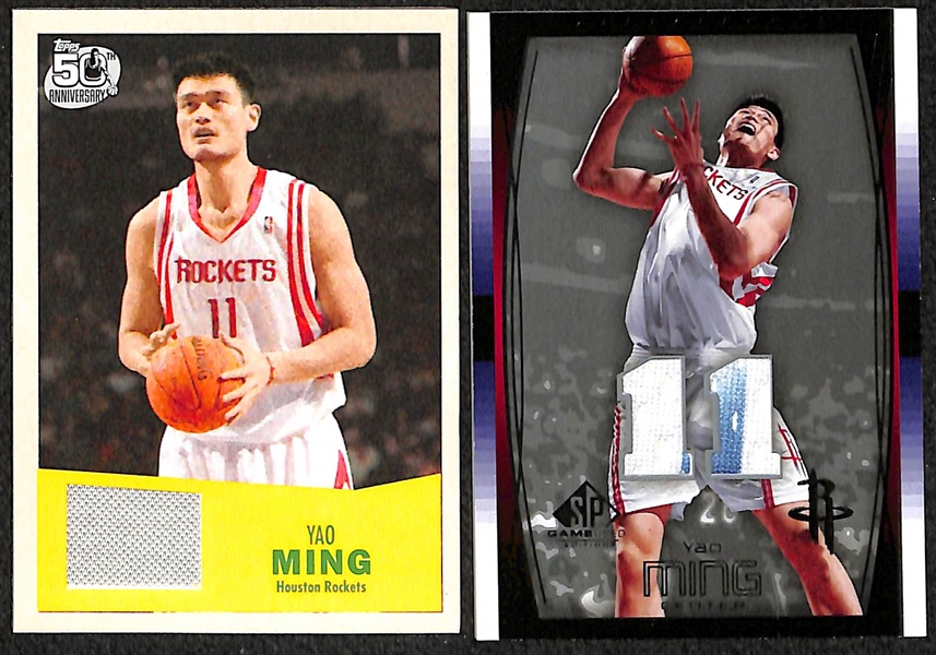Lot of 90 Certified Basketball Relic Cards (Mostly Game-Worn Jersey Cards) w/ Stockton, C. Anthony, C. Paul, Ming, Duncan, Pierce