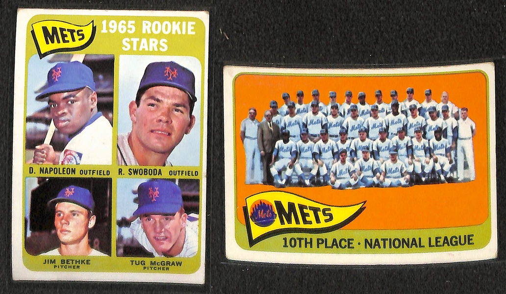 Lot of 130 Different 1965 Topps Baseball Cards w. Robin Roberts
