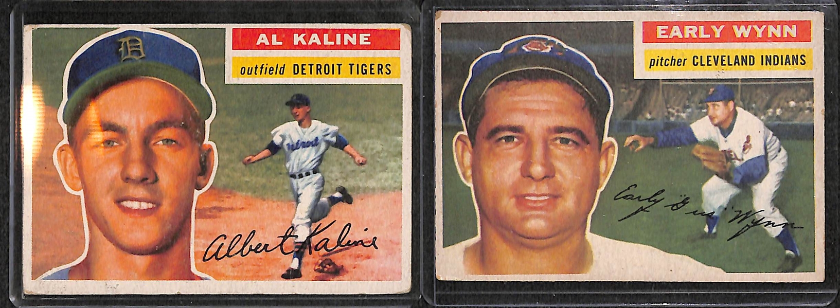 Lot of 8 1956/1957 Topps Star Cards w. 1956 Al Kaline