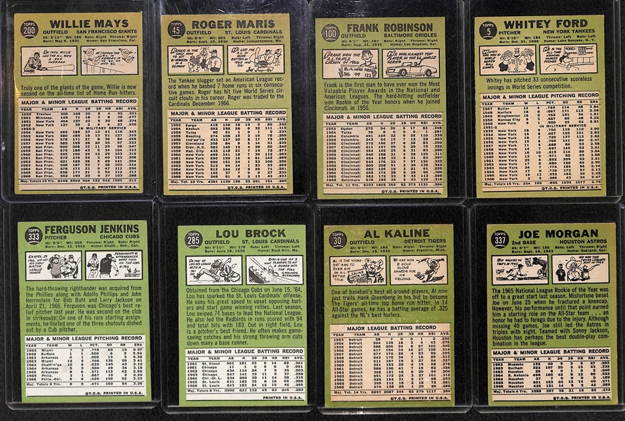 Lot of 12 1967 Topps Star Cards w. Willie Mays