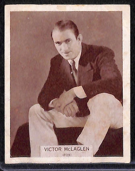 Lot of 35 1920-1930s Actors & Actresses and Famous People Cigarette and Gallaher Cards