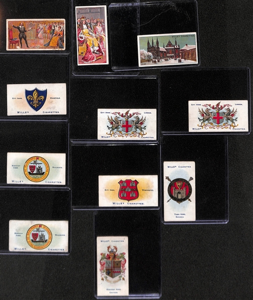 Lot of 60 1920-1930s People, Places & Things Cigarette Cards