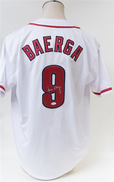 Carlos Baerga Signed Cleveland Indians Style Jersey (JSA COA)