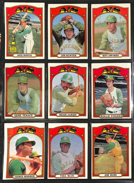 1972 Topps Baseball Complete Set of 787 Cards