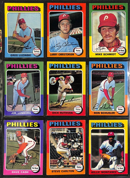 1975 Topps Baseball Complete Set of 660 Cards
