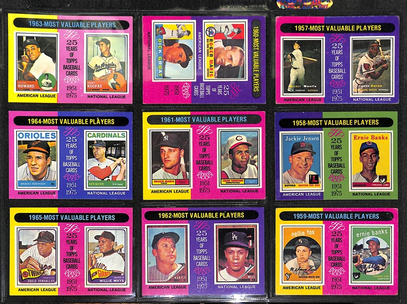1975 Topps Baseball Complete Set of 660 Cards