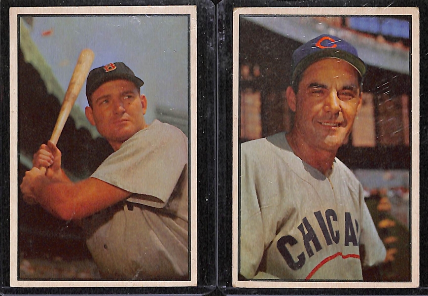 Lot of 19 - 1953 Bowman Baseball Cards w. George Kell & (1) 1954 Bowman Adcock