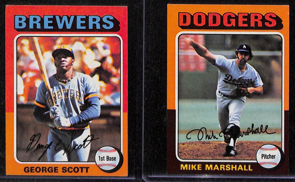 Lot of 39 - 1975-76 Topps Baseball Cards w. (2) 1976 Nolan Ryan Cards