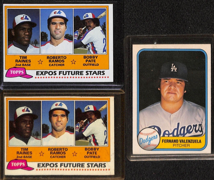 Lot of 27 - 1980-82 Topps & Fleer Baseball Rookie Cards w. (3) 1980 Henderson & (2) 1982 Ripken
