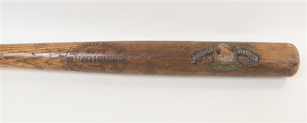 Early 1900s Louisville Slugger H&B Tris Speaker Decal Bat (~34)