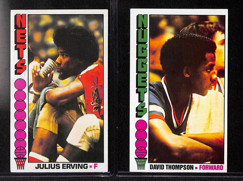 1976-77 Topps Basketball Complete Set of 144 Cards (30 HOFers, 12 Rookies)