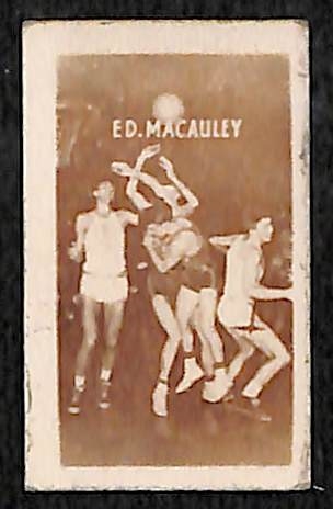 Lot of (2) 1948 Topps Magic Basketball All American Cards (Ralph Beard, Ed Macauley)
