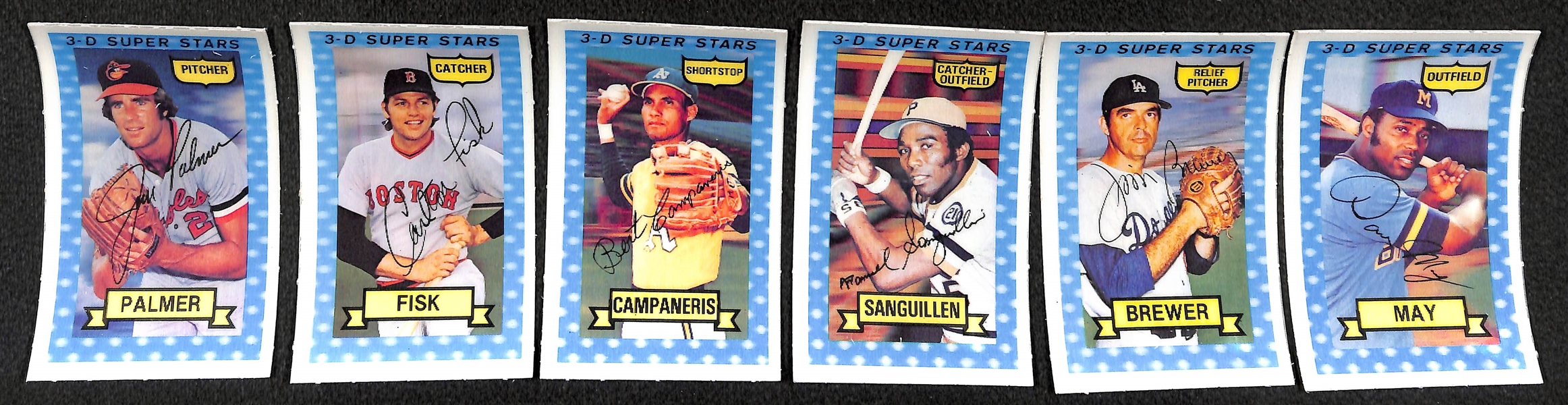 1974 Kellogg's Baseball 3-D Super Stars Complete Set of 54 (NM/MT+ ) inc, Rose, Ryan, Jackson.