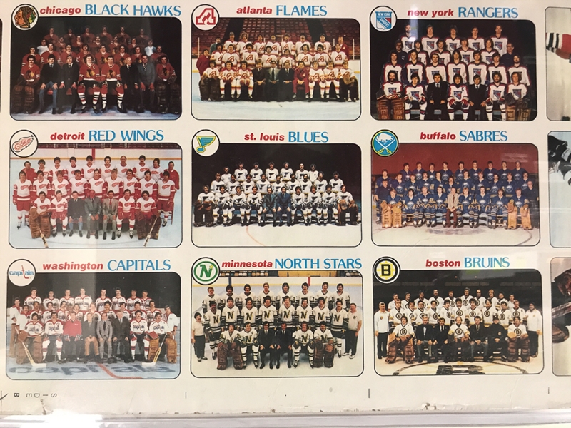 1978-79 Topps Hockey 132-card Uncut Sheet