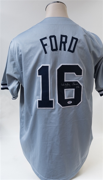 Whitey Ford Autographed New York Yankees Style Jersey