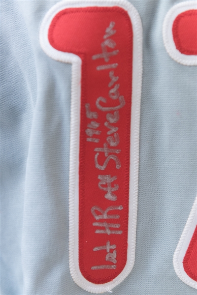 Doug Clemens Signed Phillies 1960s Style Jersey (JSA COA)
