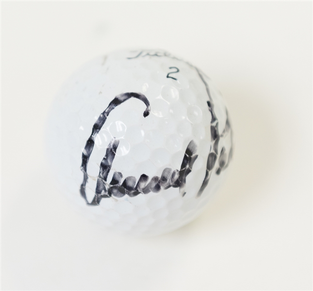 Arnold Palmer Signed Golf Ball - JSA Letter of Authenticity