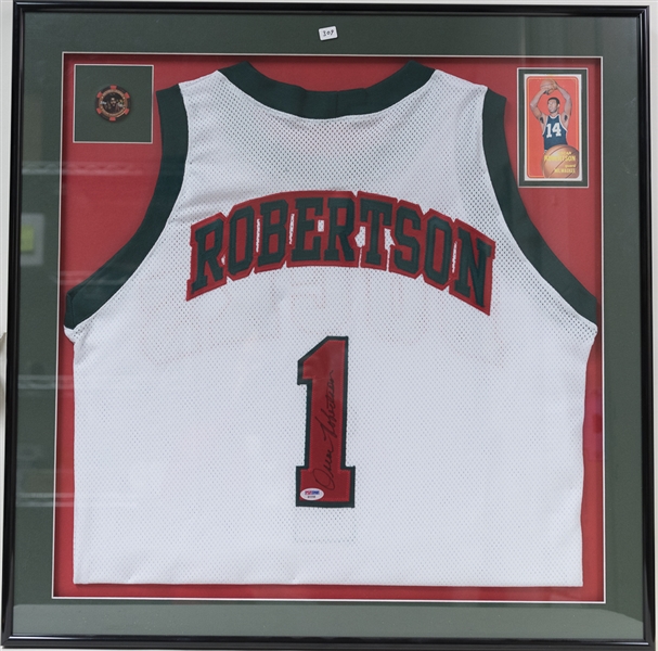 Oscar Robertson Signed Milwaukee Bucks Jersey (PSA/DNA)