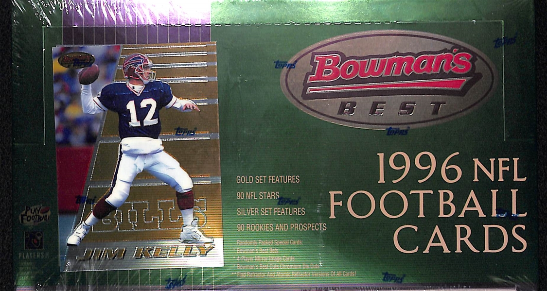  1996 Bowman's Best Football Sealed Hobby Box