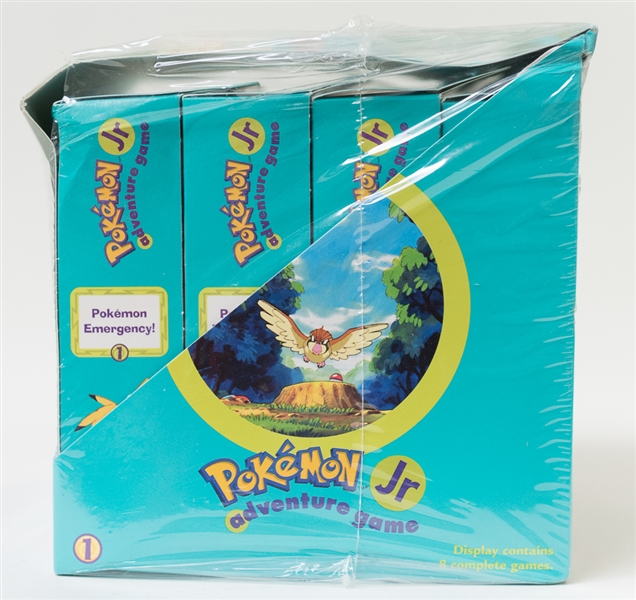 1999 Pokemon Jr. Adventure Game Sealed Display Box - Containing 8 Game Sets