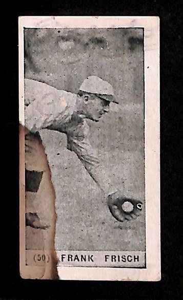 Lot of (5) 1928 Yuengling Ice Cream Cards (Includes 3 HOFers - Grover Alexander, Dave Bancroft, Frank Frisch)