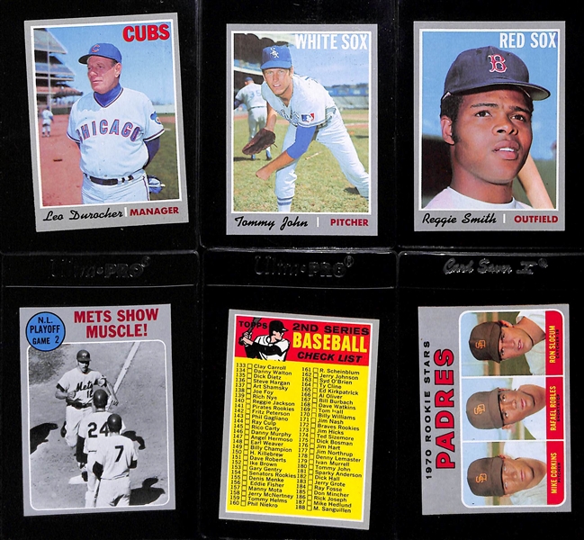 High-Grade 1970 Topps Baseball Card Lot (298 Cards From Vending Boxes - Many Ready to Grade)
